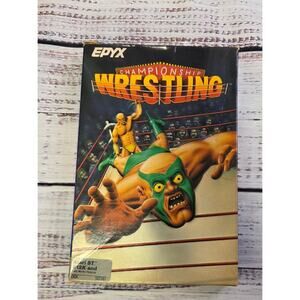 Championship Wrestling by EPYX For Atari ST VTG 1986 Game Complete